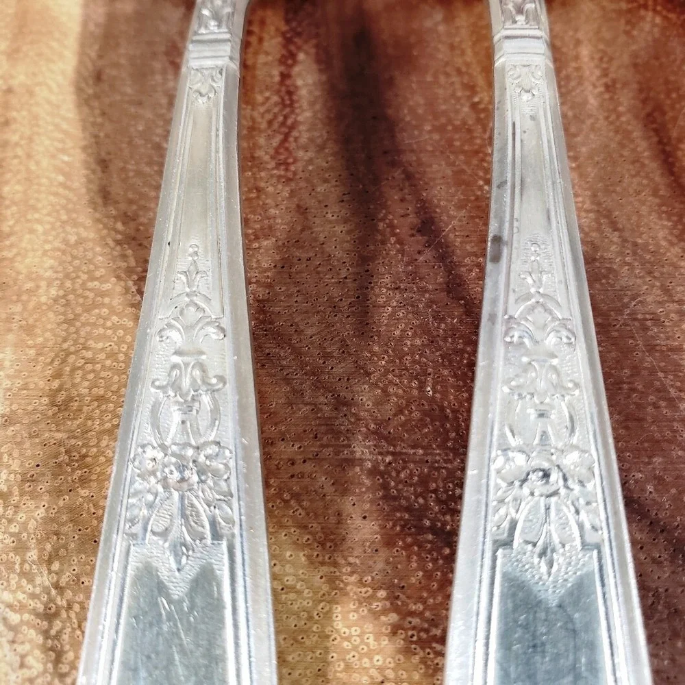Antique Rare Six Spoons -‎ 1847 Rogers Brothers America's Finest Silverplate  IS